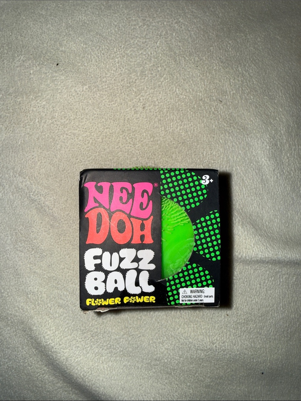 NeeDoh Fuzz Ball Sensory Toy - Green